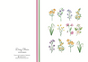 FLOWER GRID GIFT CARD by Daisy Chain Stationery